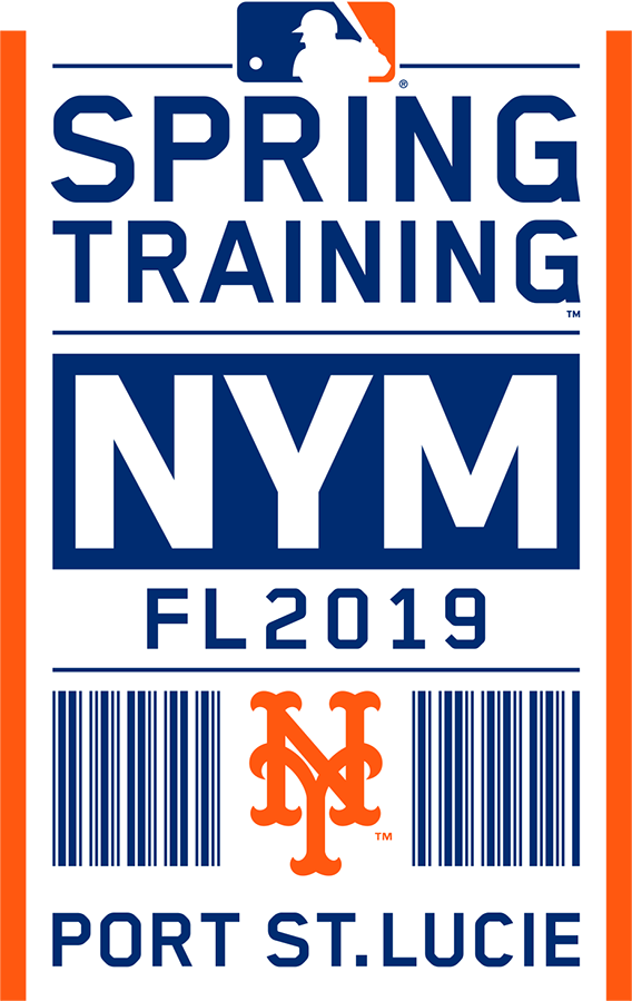 New York Mets 2019 Event Logo iron on paper